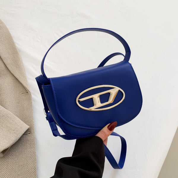 D Shoulder Bag With Long Strap