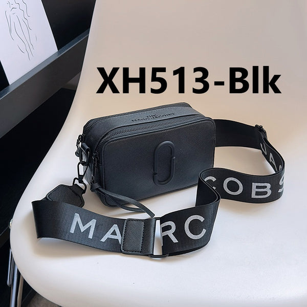 Metallic MJ Camera Bag With Wide Shoulder Strap