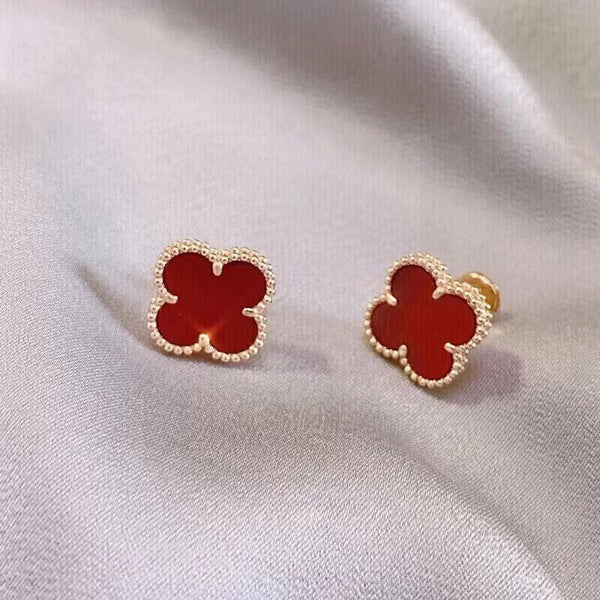 Clover Enamel Earring