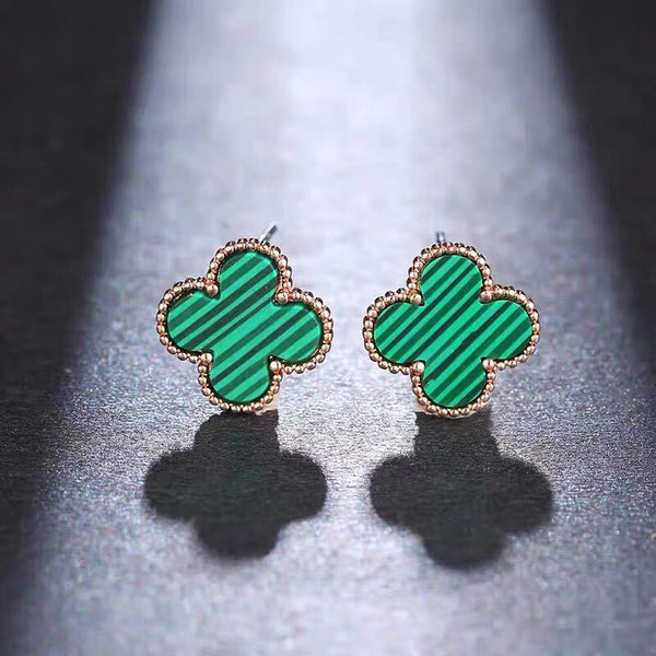 Clover Enamel Earring