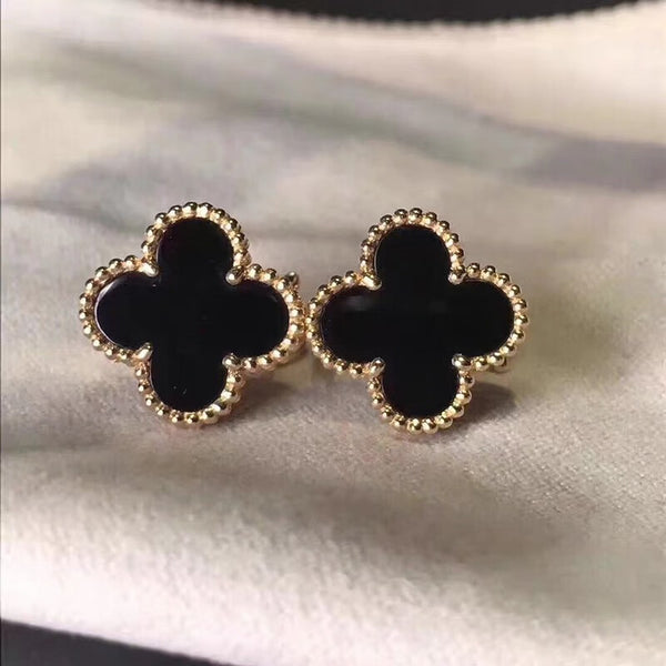 Clover Enamel Earring