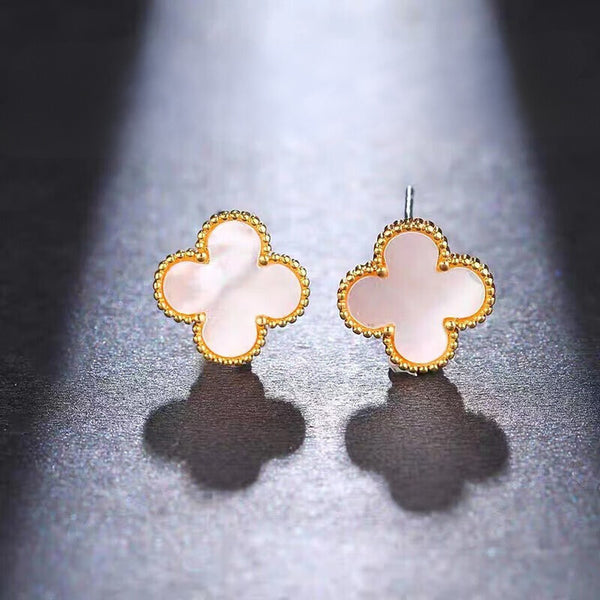 Clover Enamel Earring