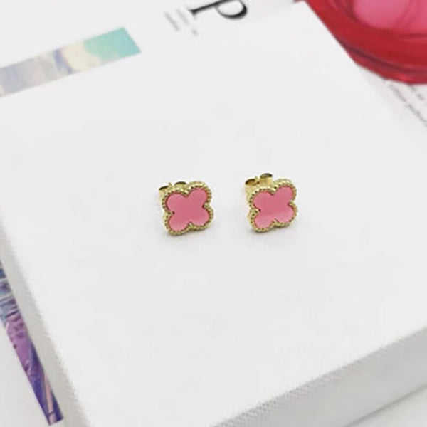 Clover Enamel Earring
