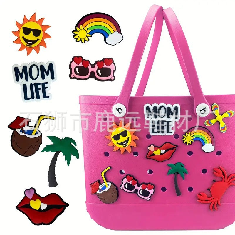 Large Croc Charm for Bags