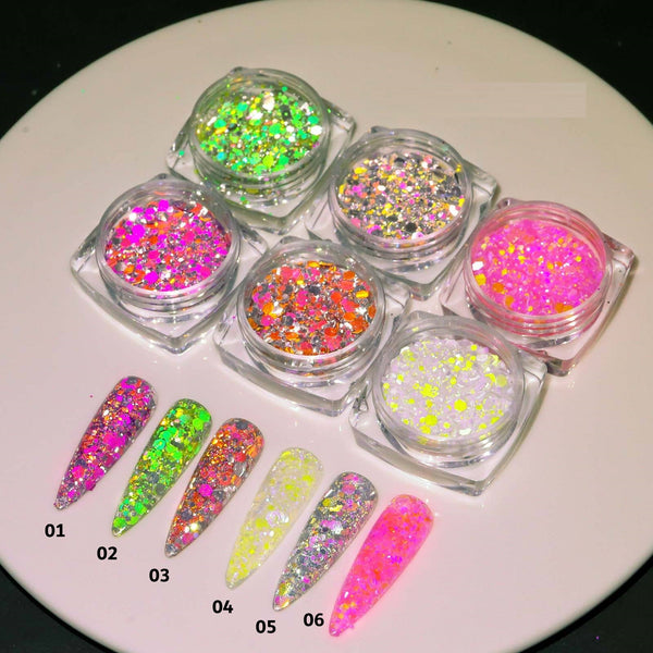 Reflective Nail Sequins