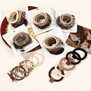 High Elasticity Hair Ties 10pcs