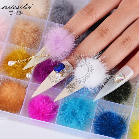 Pom Poms for Nail Art