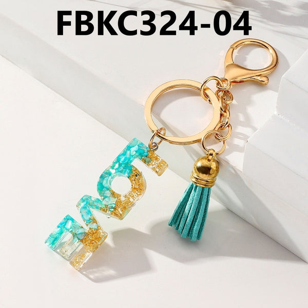 Resin LOVE Letters Keychains