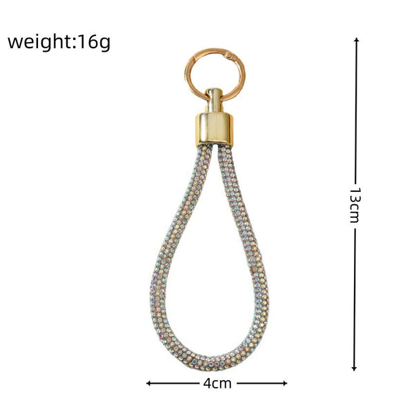 Diamond Encrusted Strap Key Chain