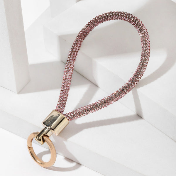 Diamond Encrusted Strap Key Chain