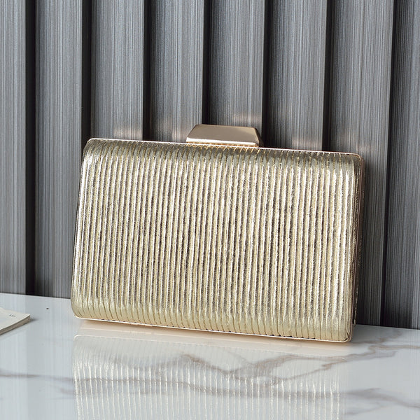 Pleated Rectangle Clutch