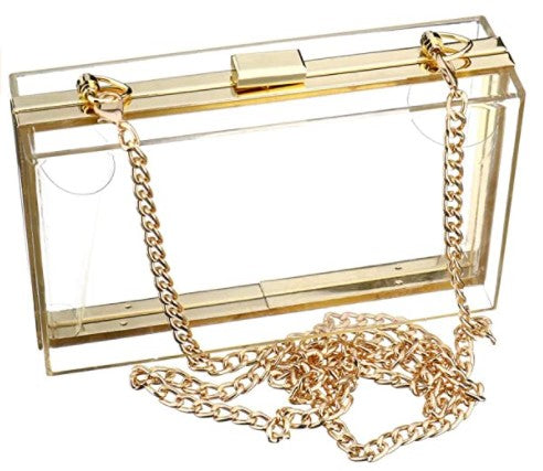 PVC Clear Box Clutch