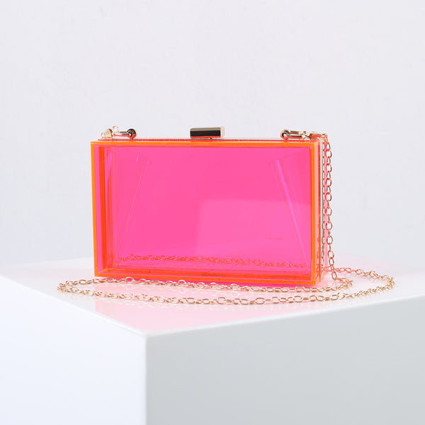 PVC Clear Box Clutch