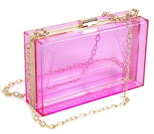 PVC Clear Box Clutch
