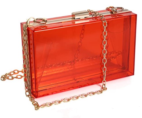 PVC Clear Box Clutch
