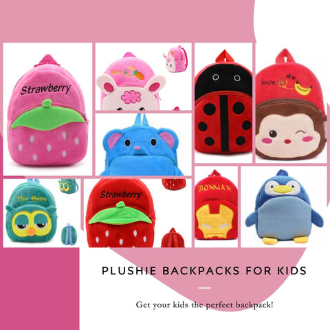 Plush Cartoon Back Packs