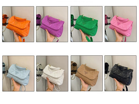 Embroidered Quilted Sidebag