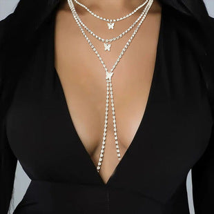 Multi-Layer Butterfly Nipple Chain 40202