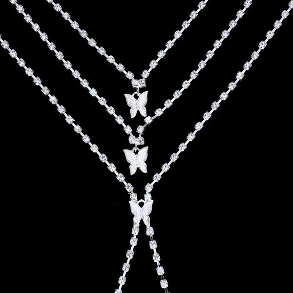 Multi-Layer Butterfly Nipple Chain 40202