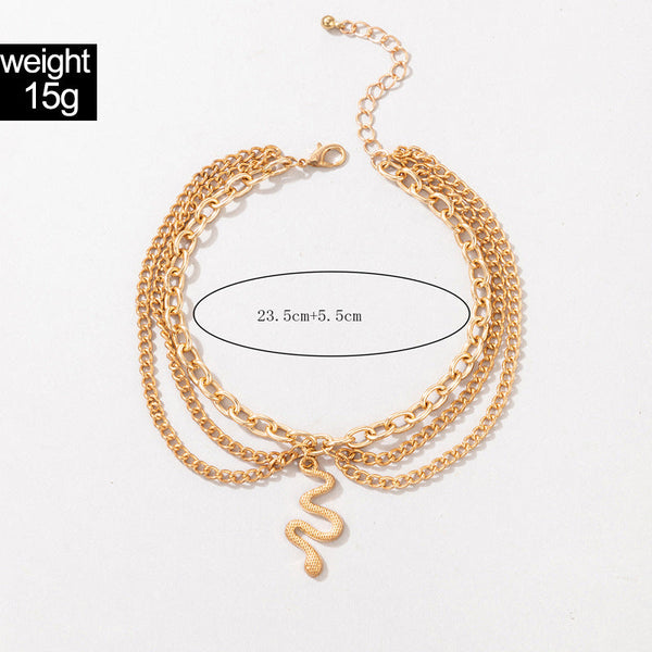 Layered Anklets 20014