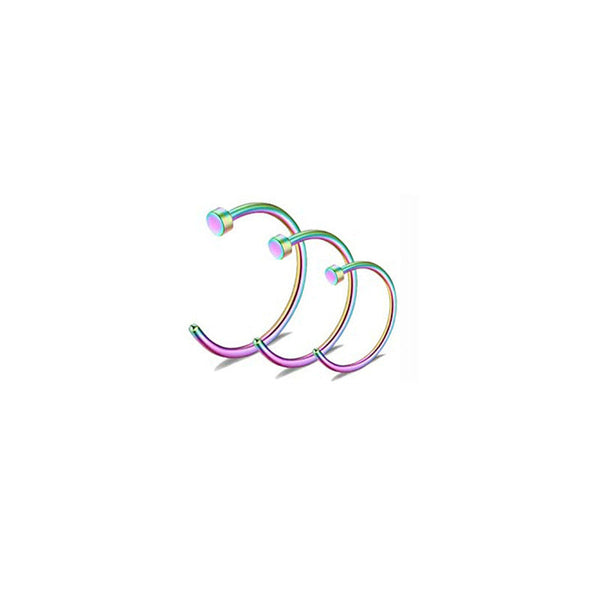 Stainless Steel C-Shaped Nose Ring