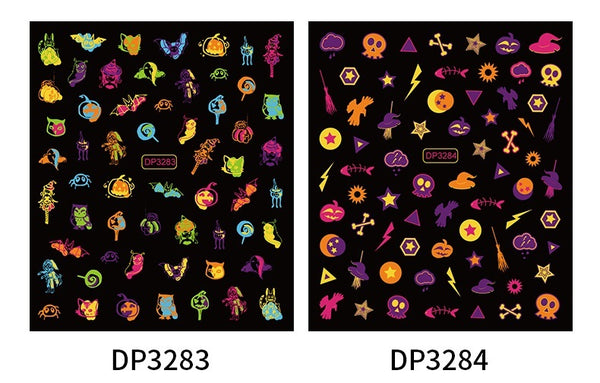 Glow In The Dark Nail Art Stickers