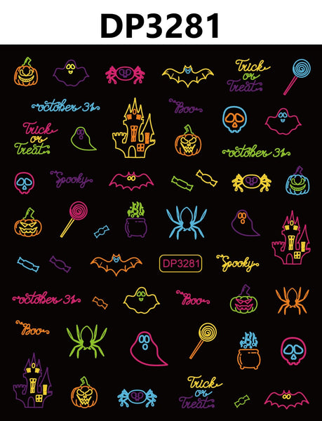 Glow In The Dark Nail Art Stickers