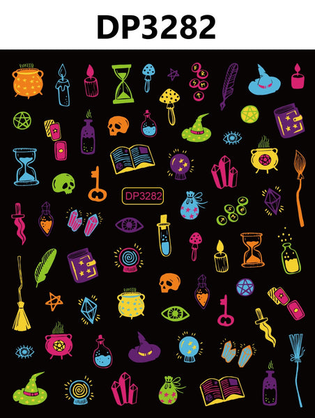 Glow In The Dark Nail Art Stickers