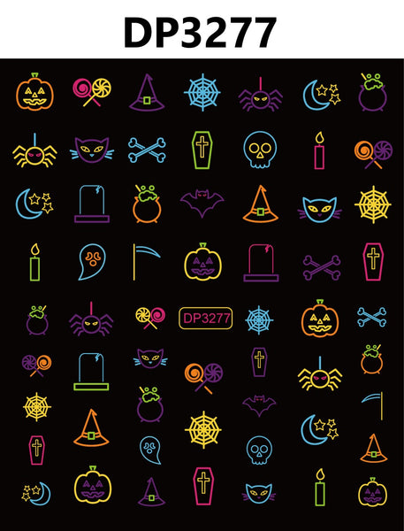 Glow In The Dark Nail Art Stickers