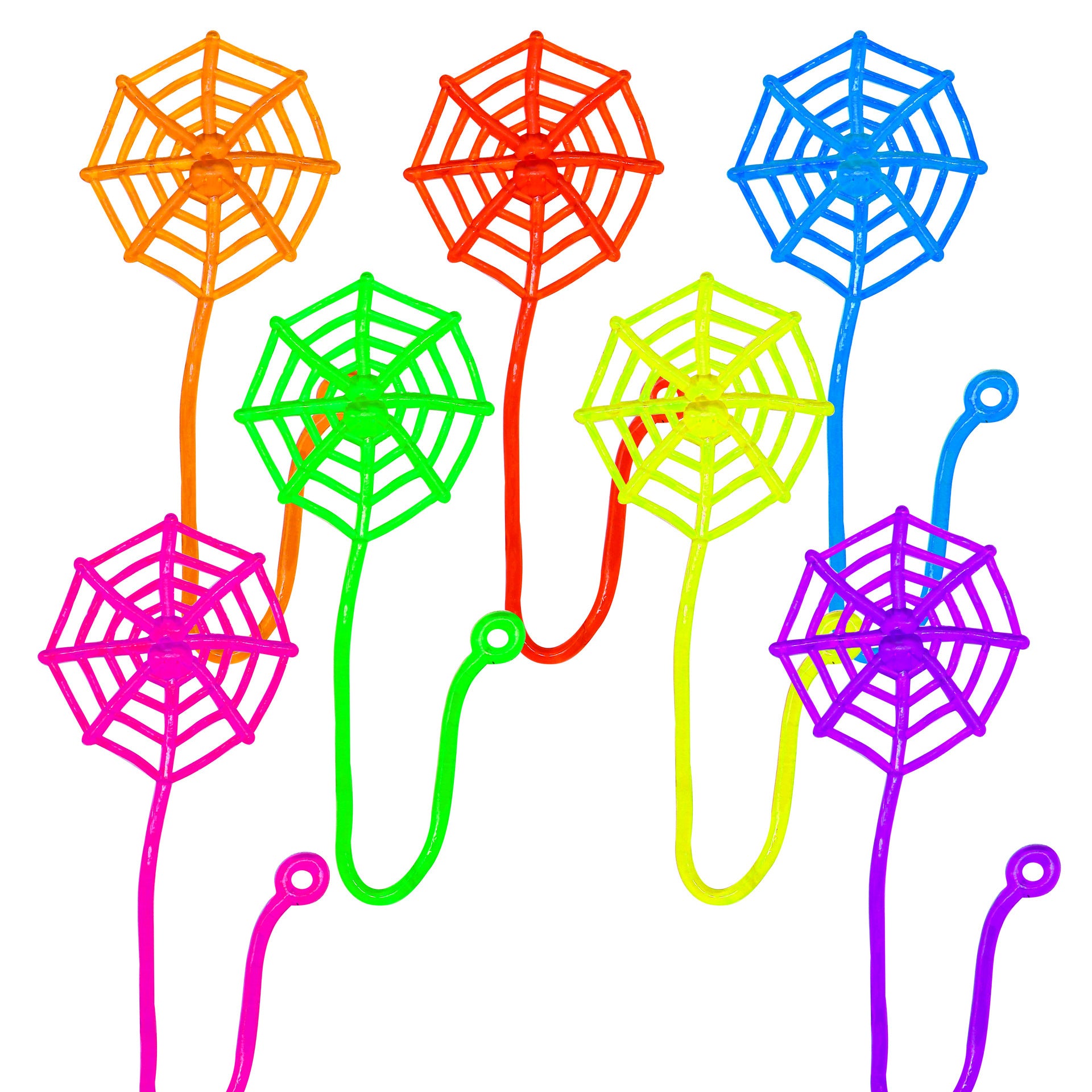 Halloween Sticky Jelly Spider Web Toy (Pack of 10pcs)