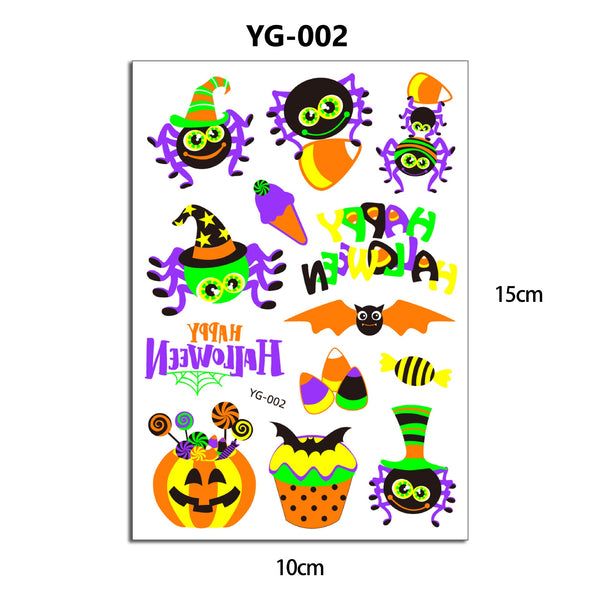 Fluorescent Cartoon Tattoos