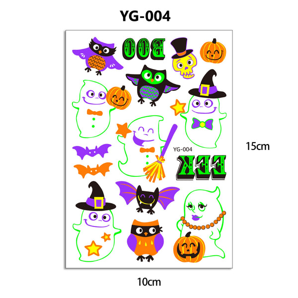 Fluorescent Cartoon Tattoos