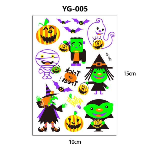 Fluorescent Cartoon Tattoos