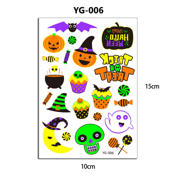 Fluorescent Cartoon Tattoos