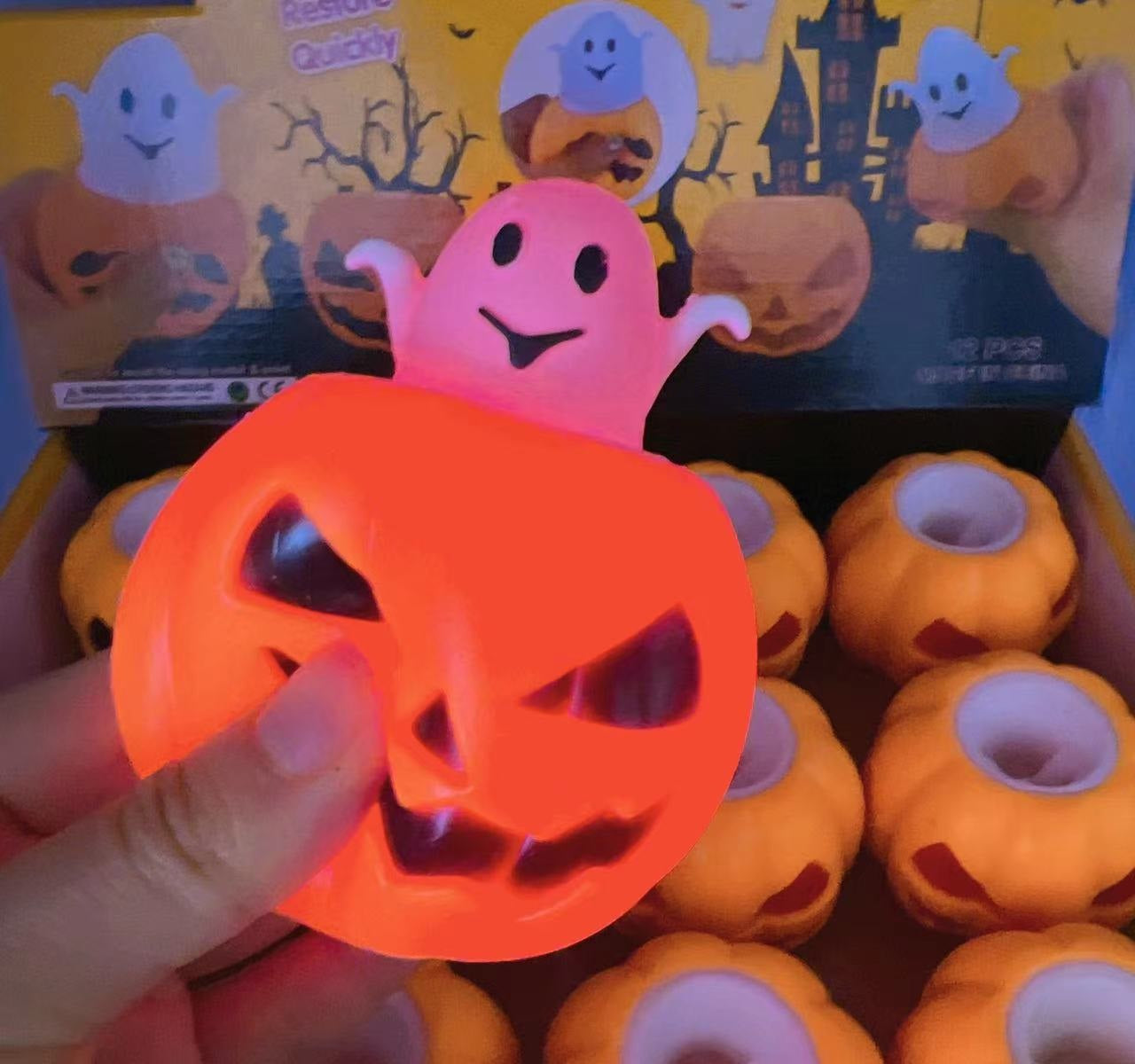 Glowing Pumpkin Decompression Toy