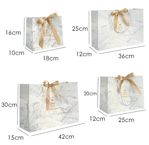 Marbled Love Paper Gift Bag
