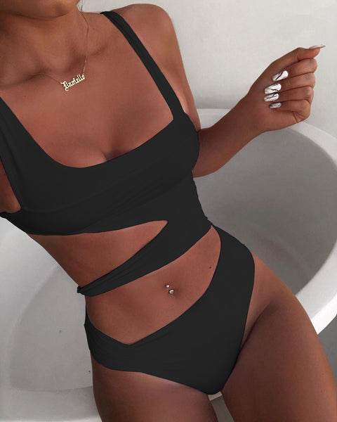 One Piece Cutout Swimsuit