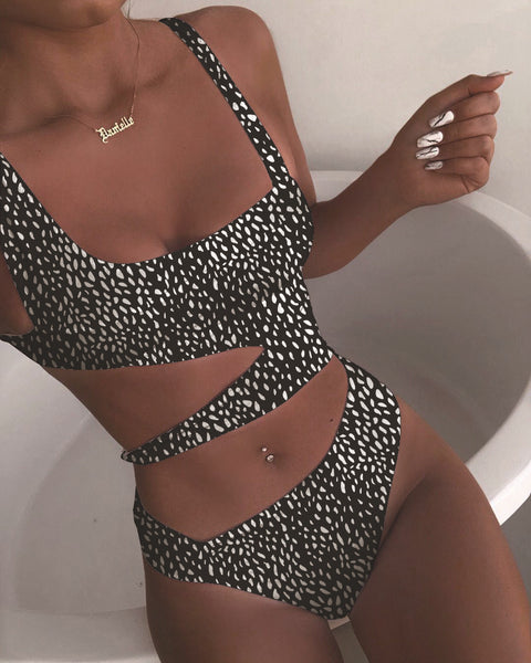 One Piece Cutout Swimsuit