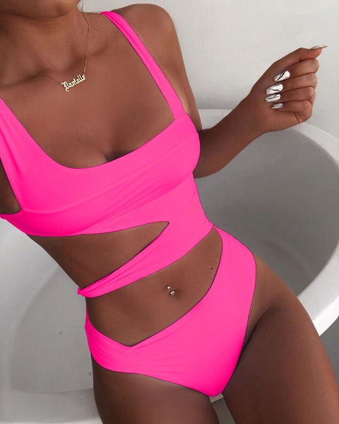 One Piece Cutout Swimsuit