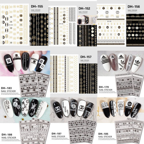Logo Nail Art Stickers