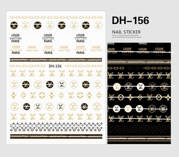 Logo Nail Art Stickers