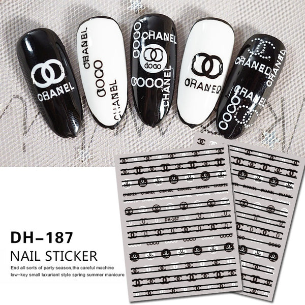 Logo Nail Art Stickers