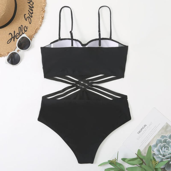 Strappy One Piece Swimsuit
