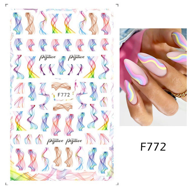Nail Art Decal F-772
