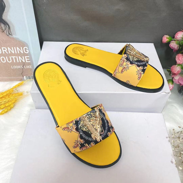 V Buckle One Line Slipper