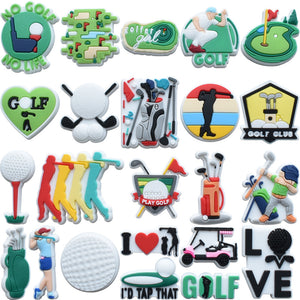 Golf Croc Charms