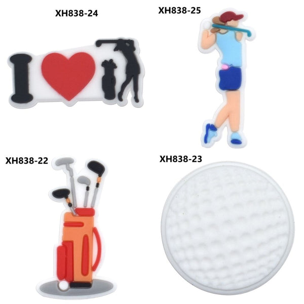 Golf Croc Charms