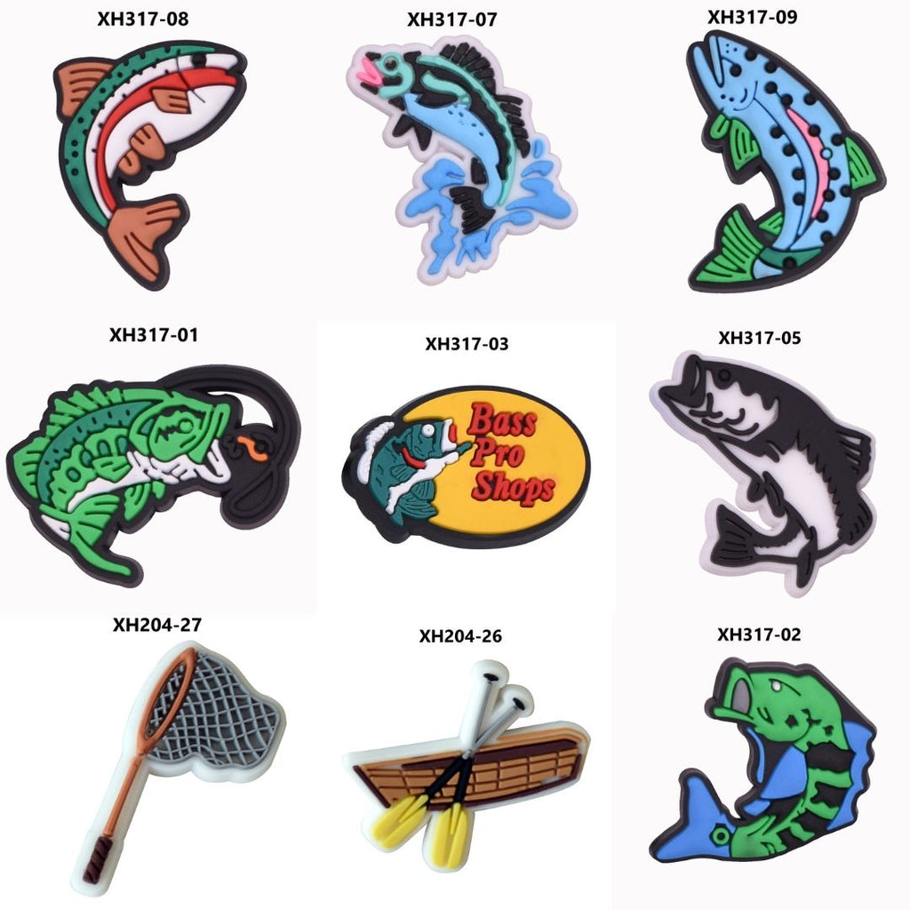 Fishing croc charms online