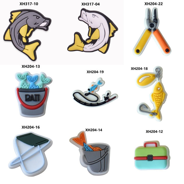 Fishing Croc Charms