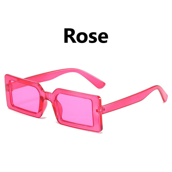 Candy Color Square Frame Sunglasses